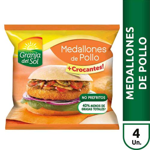 Medallones De Pollo Granja Del Sol Rociado 330 Gr