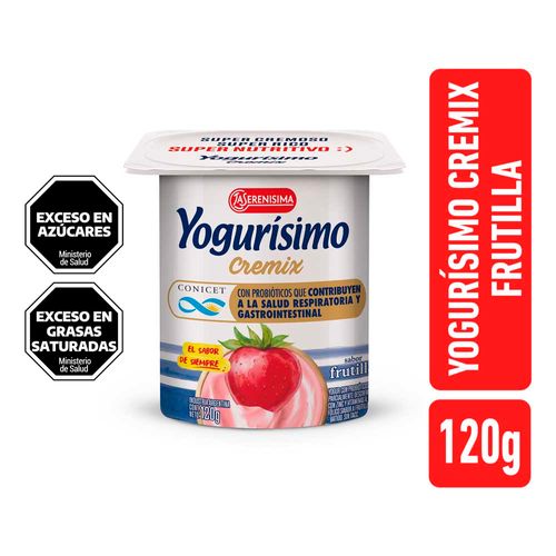 Yogur Cremix Conicet Frutilla Yogurisimo 120gr