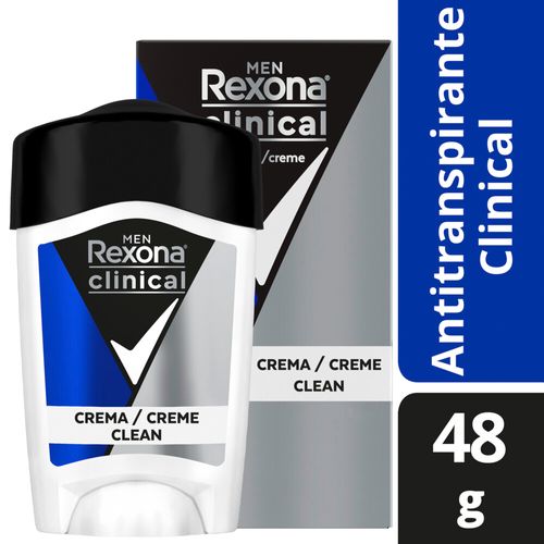 Desodorante Antitranspirante Rexona Clinical Men En Crema 48 G