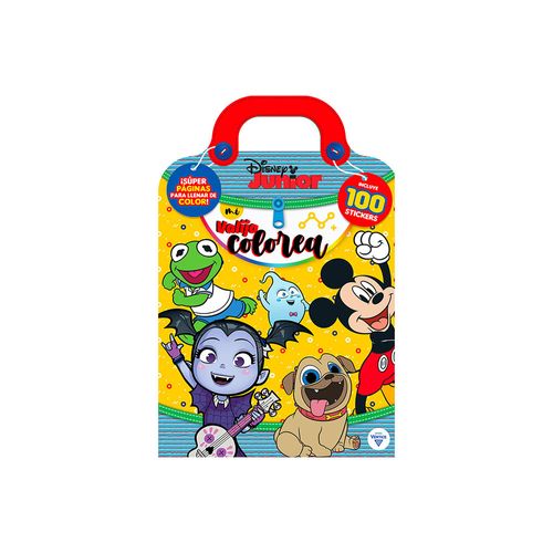 Libro Disney Junior-mi Valija Colorea - Vertic