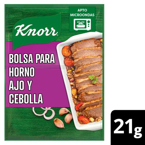 Bolsa Para Horno Sabor Cebolla Y Ajo Knorr  21 Gr