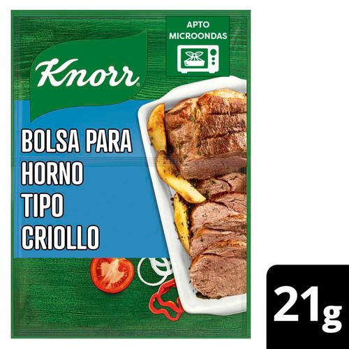 Bolsas Para Horno Tipo Criollo Knorr 21 Gr