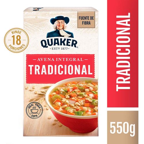 Avena Integral Tradicional Quaker X 550 Gr