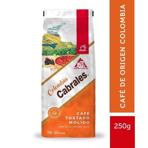 Café Cabrales molido Colombia X250g