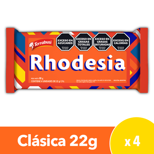 Oblea Clásica Rhodesia 4un - 22 Gr