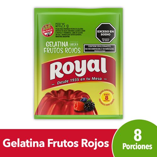 Gelatina Cero Azúcar bajo en sodio - Jell 0 - 25g