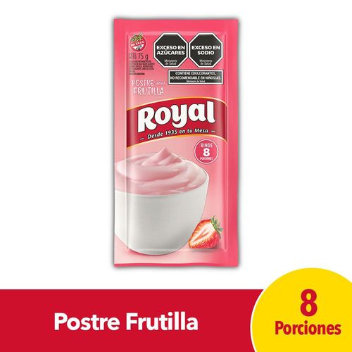 Postre Frutilla Royal 75g