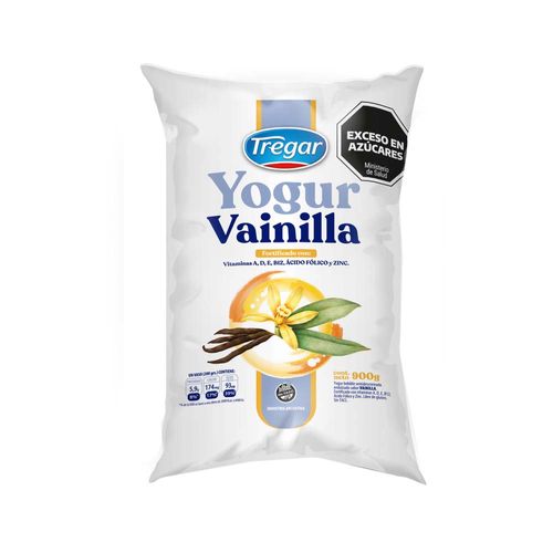 Yogur Entero Tregar Vainilla Sachet 900g