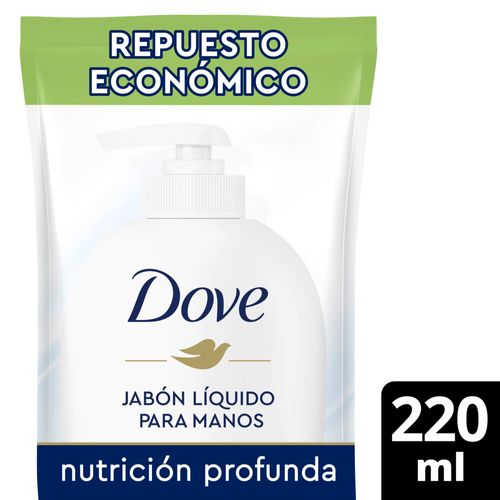 Jabón Líquido para manos Nutrición Profunda Refill 220 Ml Dove