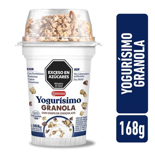 Yogur Yogurísimo Con Granola 168 Gr