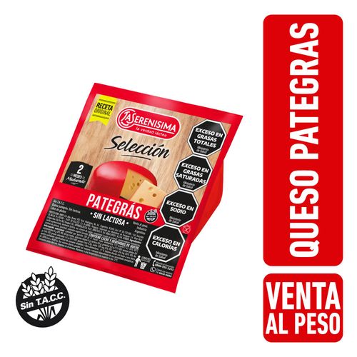 Queso Pategras Paquete X Kg La Serenisima