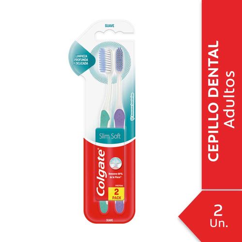 Cepillo De Dientes Colgate Slim Soft Base Twinpack