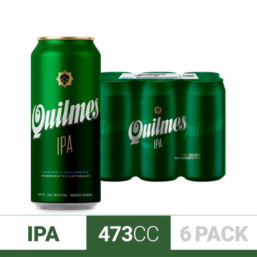 Cerveza Quilmes Ipa 473cc Sixpack
