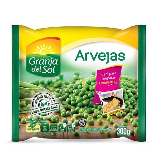 Arvejas Granja Del Sol 300 Gr