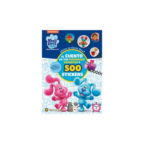 Blues Clues-500 Stickers - Guadal