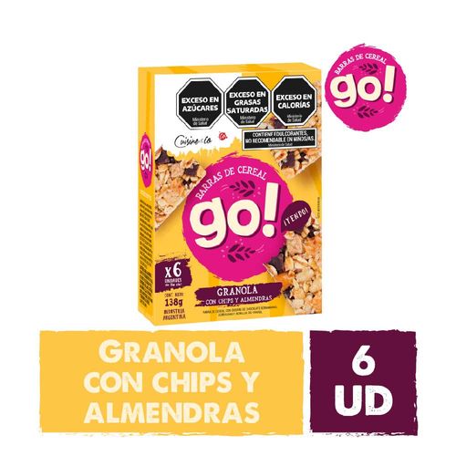 Barra De Cereal Granola, Chips Y Almendras Cuisine & Co Nbe Mp
