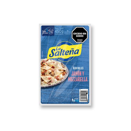 Ravioles La Salteña Jamon Y Mozzarella 450g