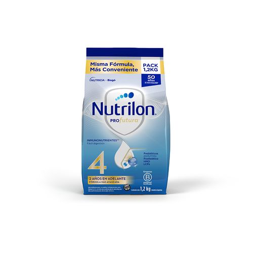 Leche En Polvo 4 Pouch Nutrilon 1.2 Kg