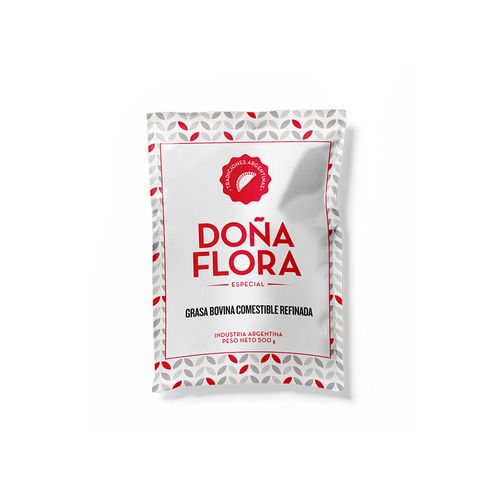 Grasa Bovina Doña Flora Refinada  500g