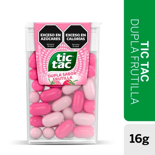 Pastillas Dupla Frutilla Tic Tac 16 Gr