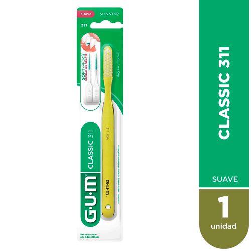 Cepillo Dental Gum 311 Classic Suave X1