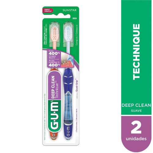 Cepillo Dental Technique Deep Clean 2 Un Gum