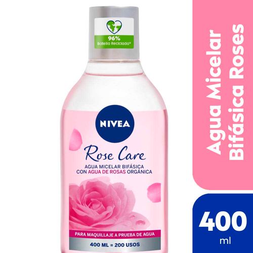 Agua Micelar Nivea Rose Care 400 Ml