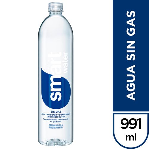 Agua Smartwater Sin Gas 991cc