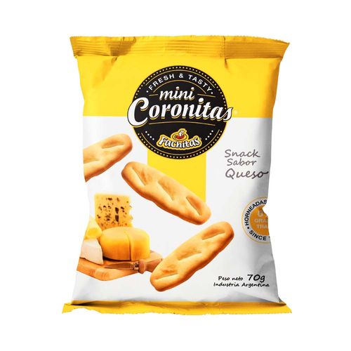 Galletitas Coronitas Queso Fachitas 70 Gr