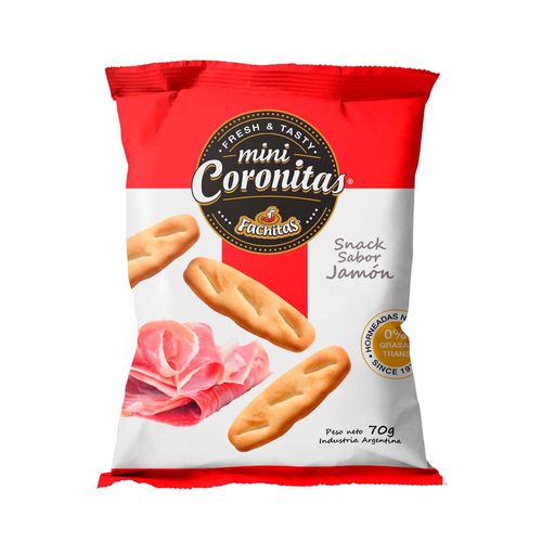 Galletitas Coronitas Jamon Fachitas 70 Gr