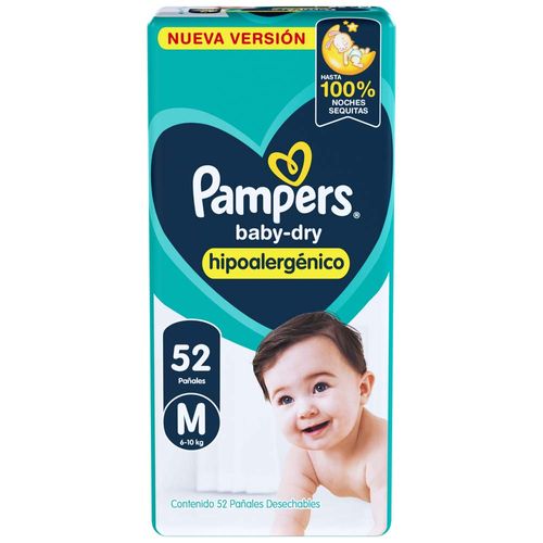 Pañales Babydry Mediano 52 Un Pampers