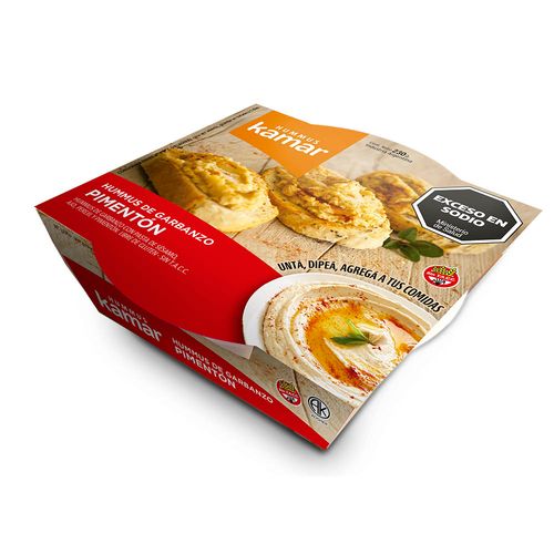 Hummus Pimenton Kamar 230 Gr