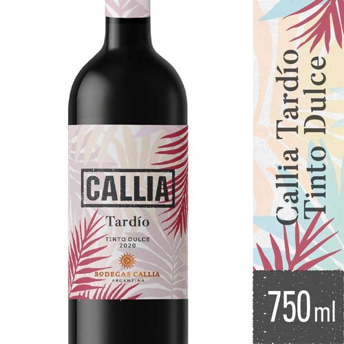 Vino Callia Tardio Tinto 750cc