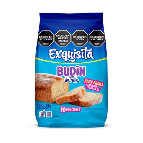 Budín Vainilla Exquisita  X 300 Gr