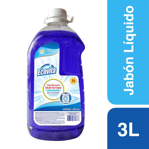 Detergente Liquido Ecovita Baja Espuma Evolution 3lt