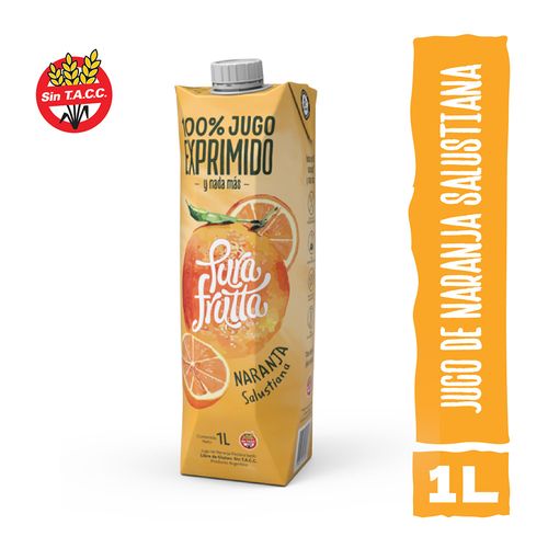 Jugo De Naranja Salustiana Pura Frutta 1l