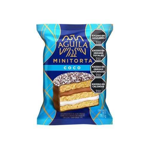 Alfajor Minitorta Coco Aguilax 70.5 Gr
