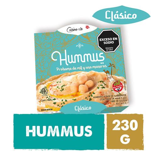 Hummus Clasico Cuisine-co 230 Gr