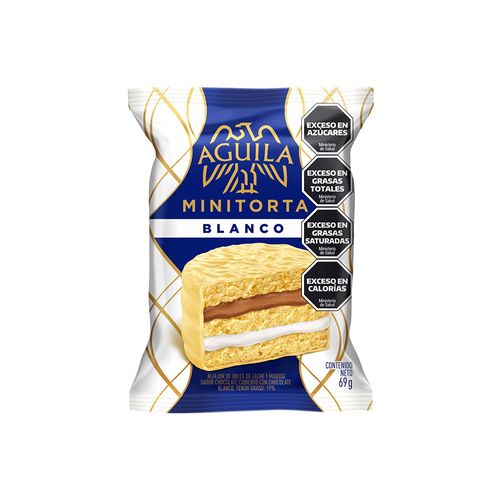 Alfajor Minitorta Blanco Aguila X69g