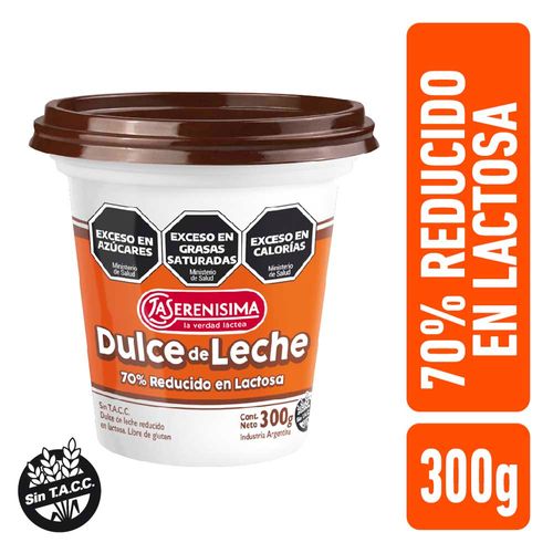 Dulce De Leche La Serenisima Red Lactosa Pote 300g