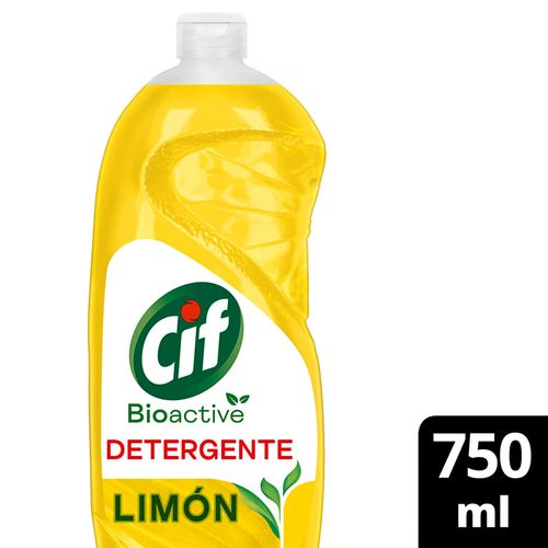 Lavavajilla Cif Bioactive Limon 750 Ml