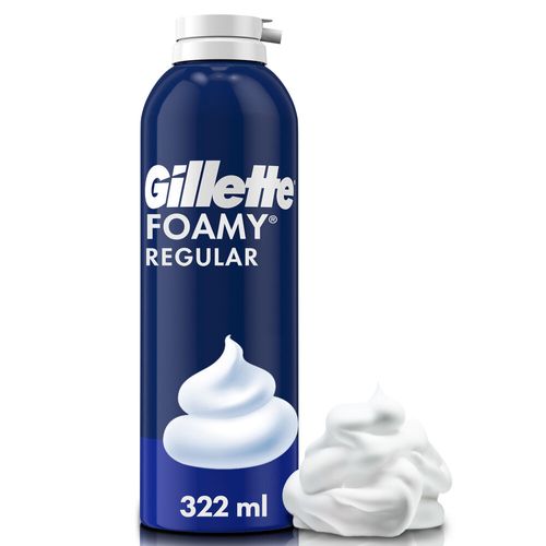 Espuma De Afeitar Foamy Con Textura Cremosa 322 Ml Gillette