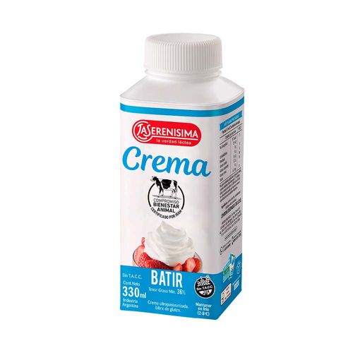 Crema La Serenisima Clasica Para Batir 300ml