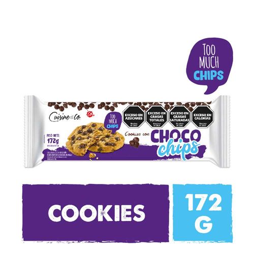 Galletitas Con Chips De Chocolate 172 Gr Cuisine & Co Nbe Mp