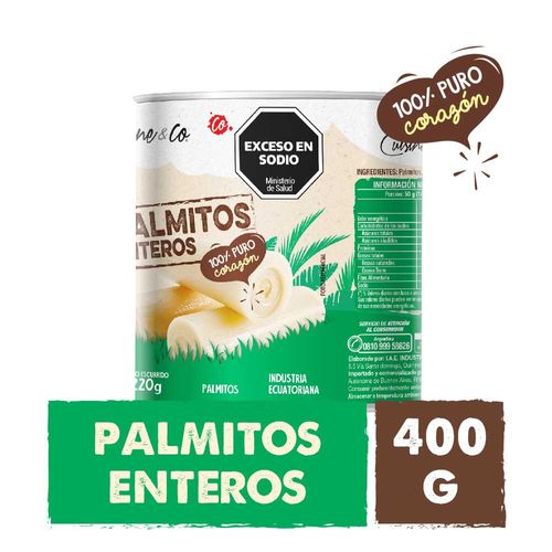 Palmitos Enteros 220 Gr Cuisine & Co Nbe Mp
