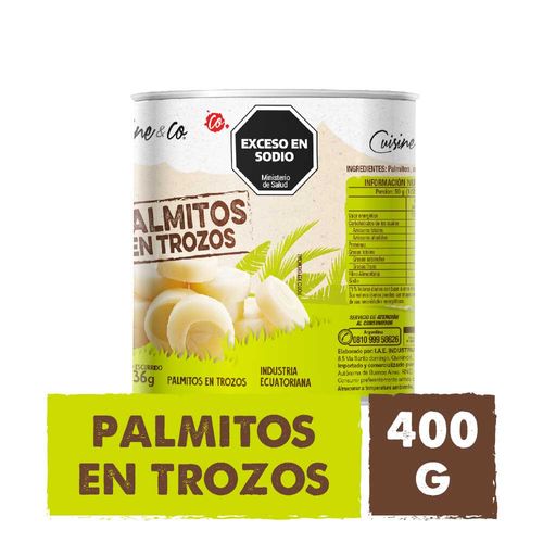 Palmitos Trozos 400 Gr Cuisine & Co Nbe Mp
