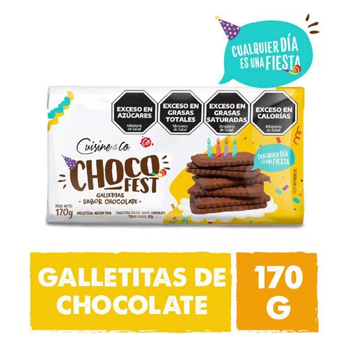 Galletitas Chocofest 170 Grs Cuisine & Co