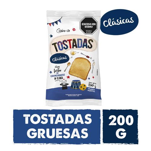 Tostadas Clásicas 200 Gr Cuisine & Co Nbe Mp