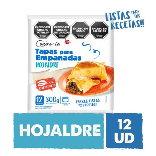 Tapas Para Empanadas 12 Un Cuisine & Co Nbe Mp