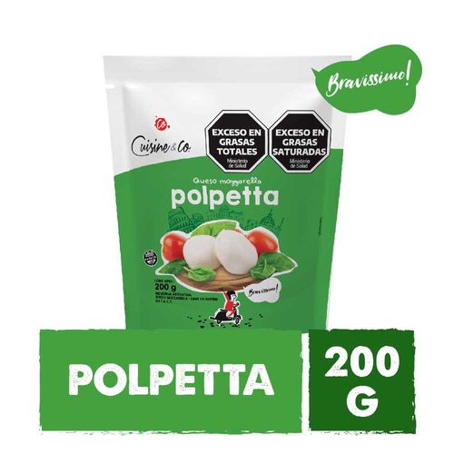 Queso Mozzarella Polpetas 200 Gr Cuisine & Co Nbe Mp